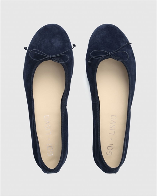 GAI + LISVA PELLAME BALLERINA NUBUCK MIDNIGHT
